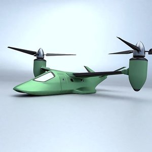 aircraft concept vtol 3D model