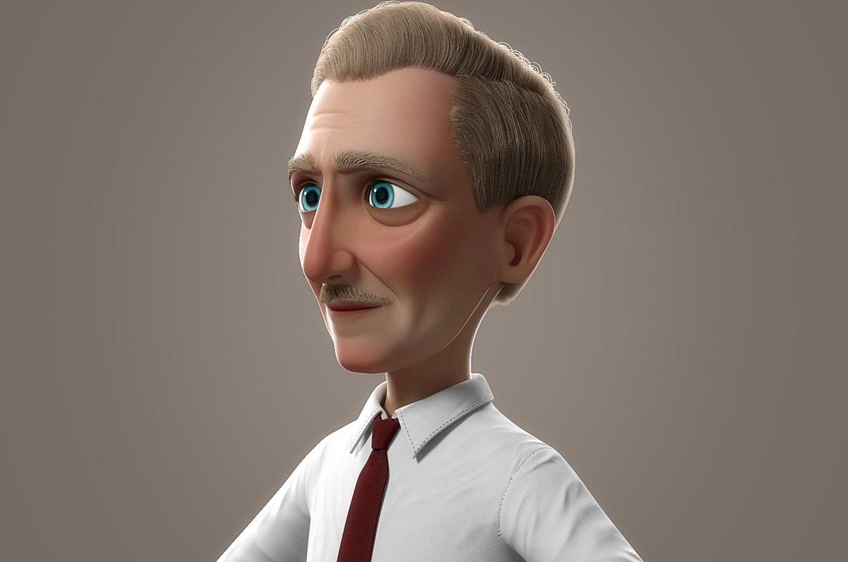 3D cartoon family rigged character - TurboSquid 1290259