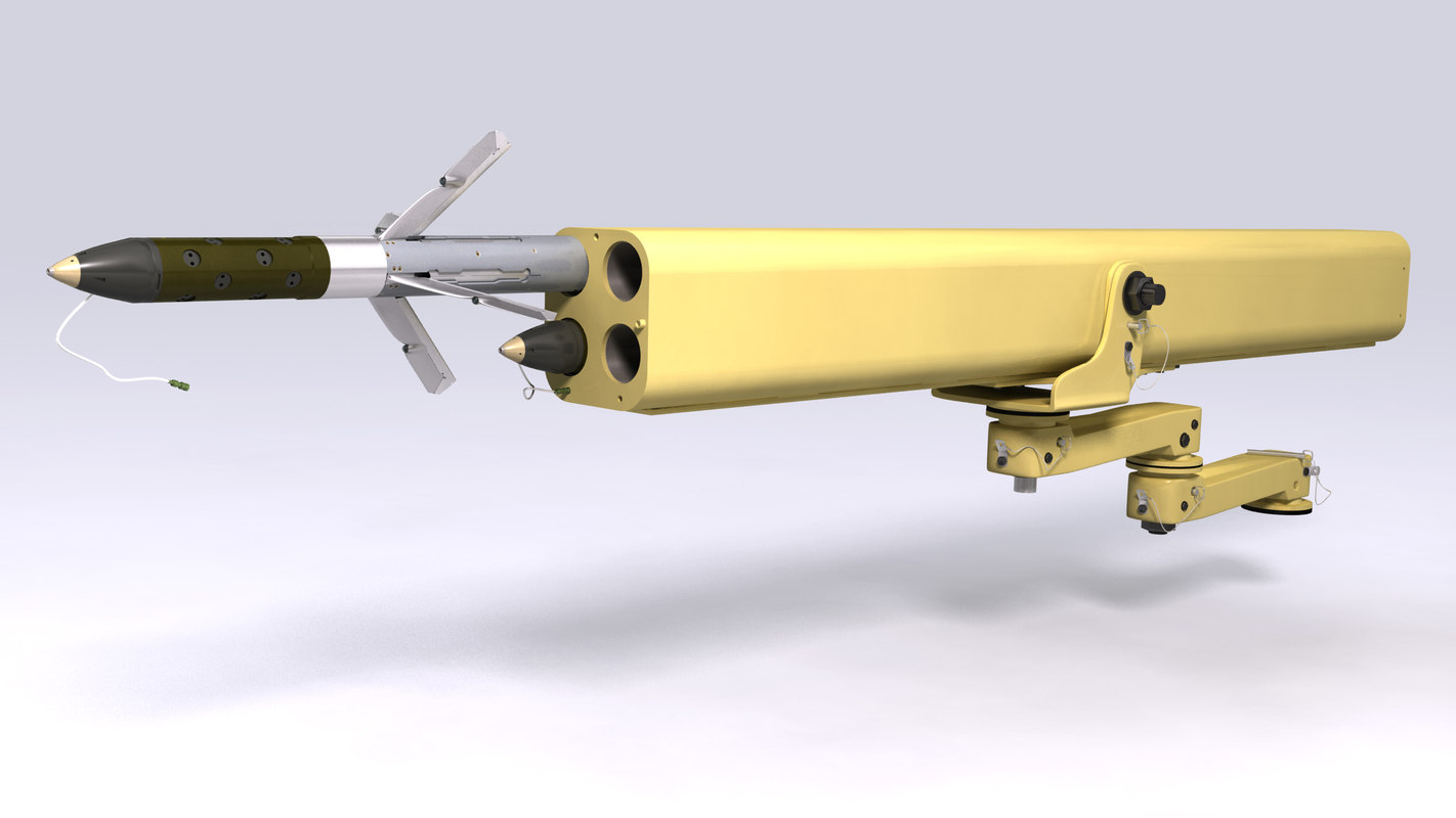 Fletcher rocket launcher model TurboSquid 1290515