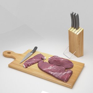3D steak model