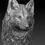fox head realistic 3D model