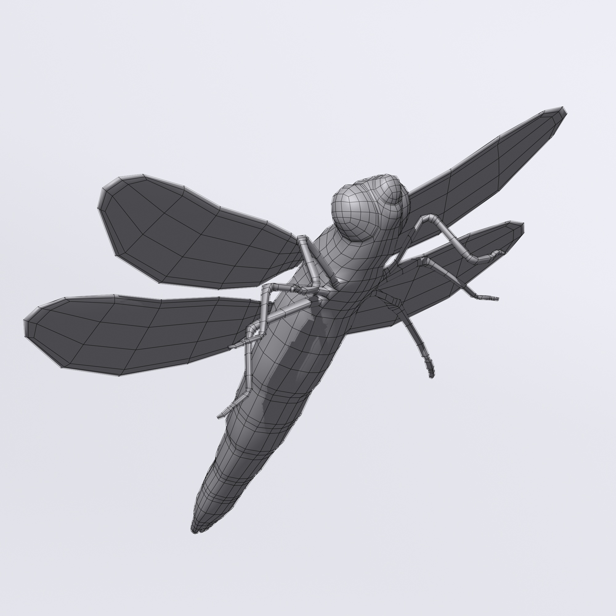 蜻蜓3d模型