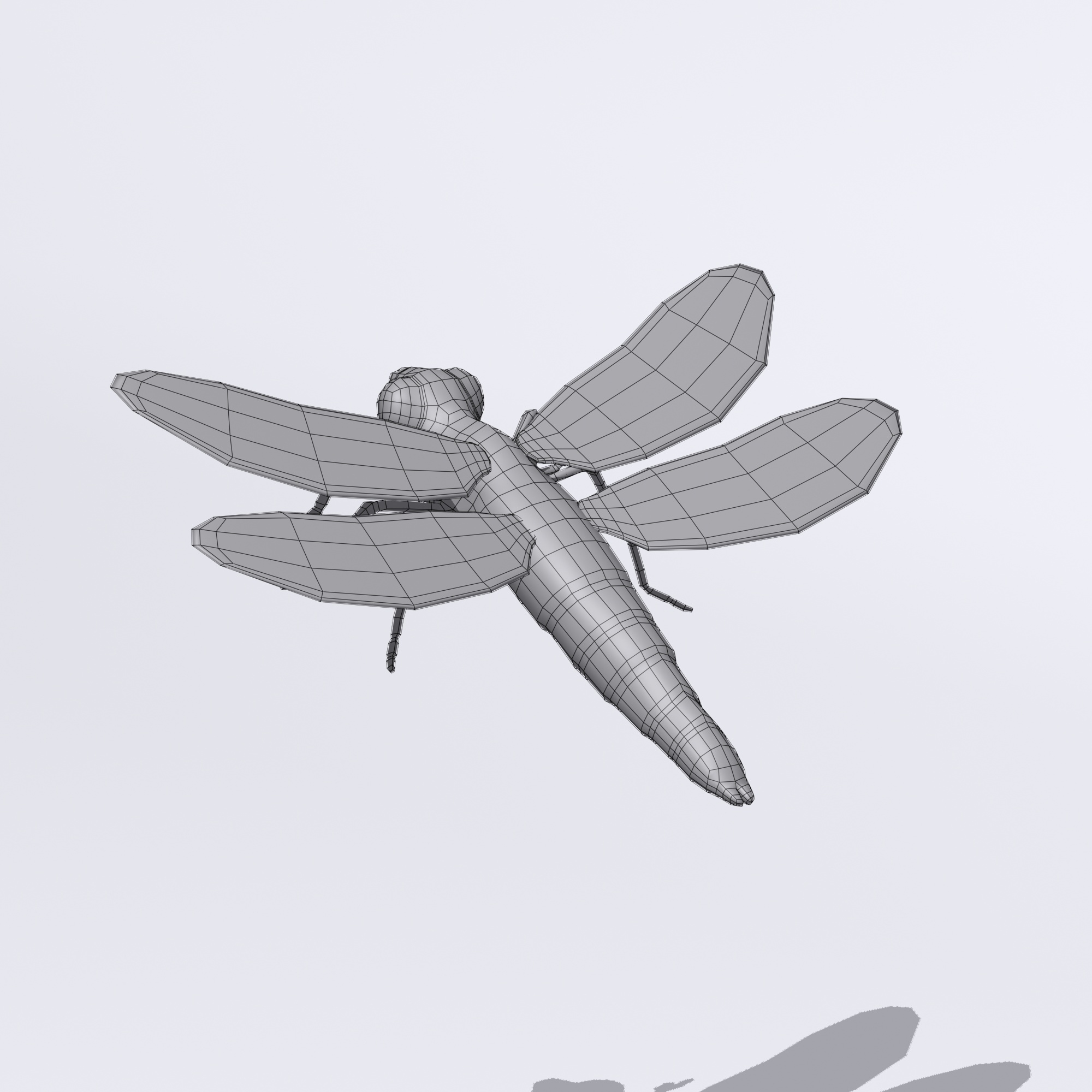 蜻蜓3d模型