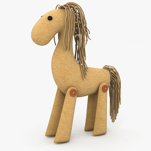 3D toy horse model