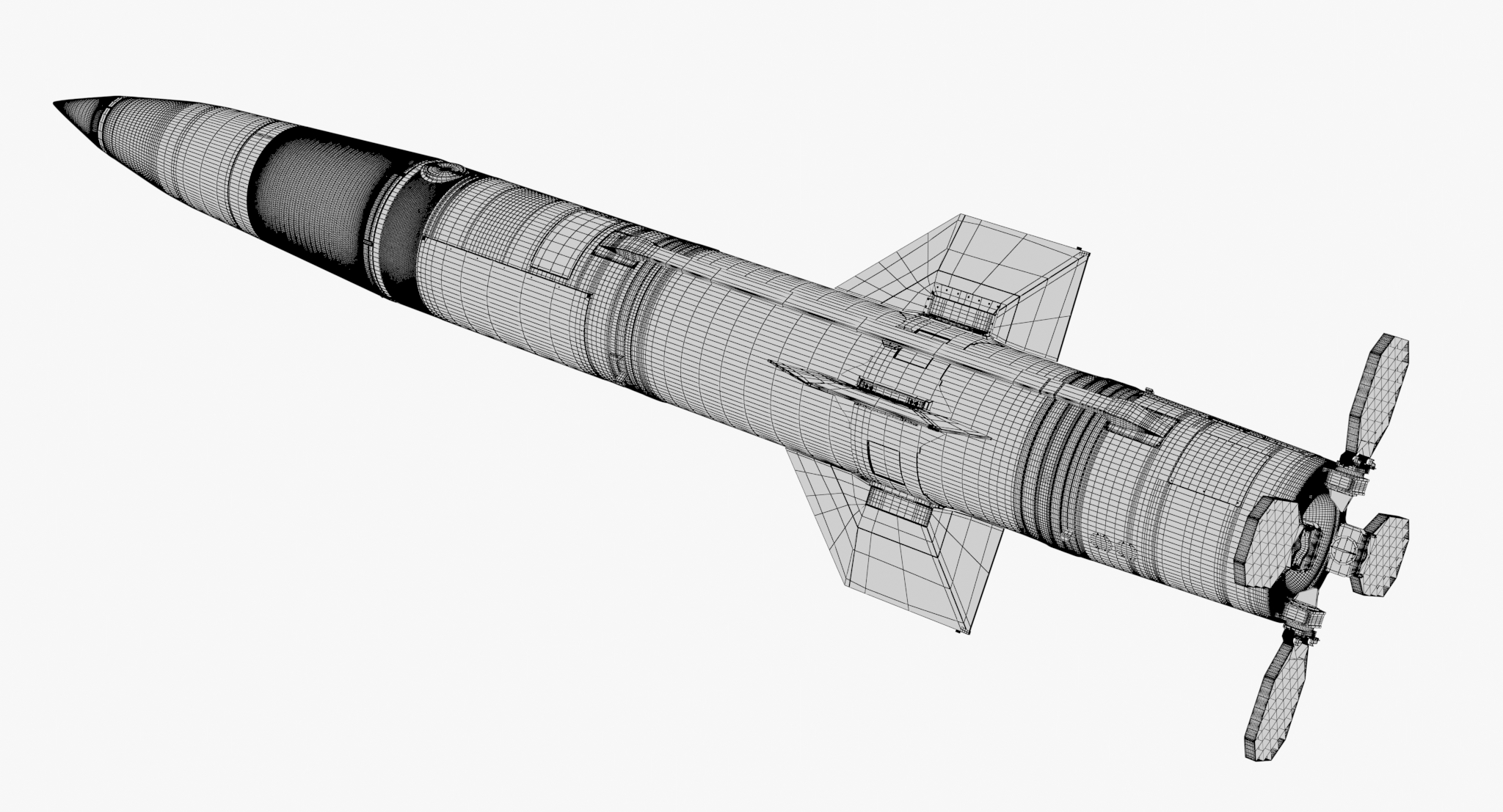 3d Model Realistic 9m79 1 Tochka - Turbosquid 1290693