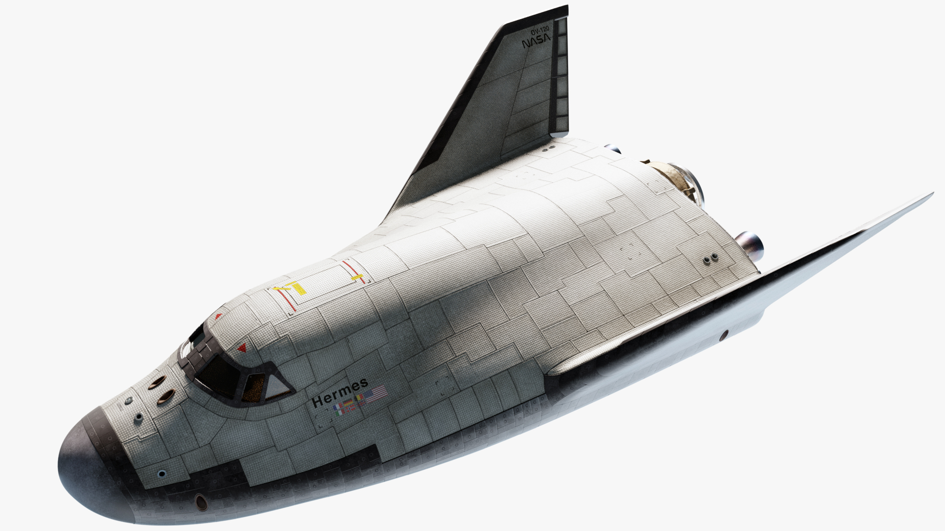 Space shuttle 3D model - TurboSquid 1290717