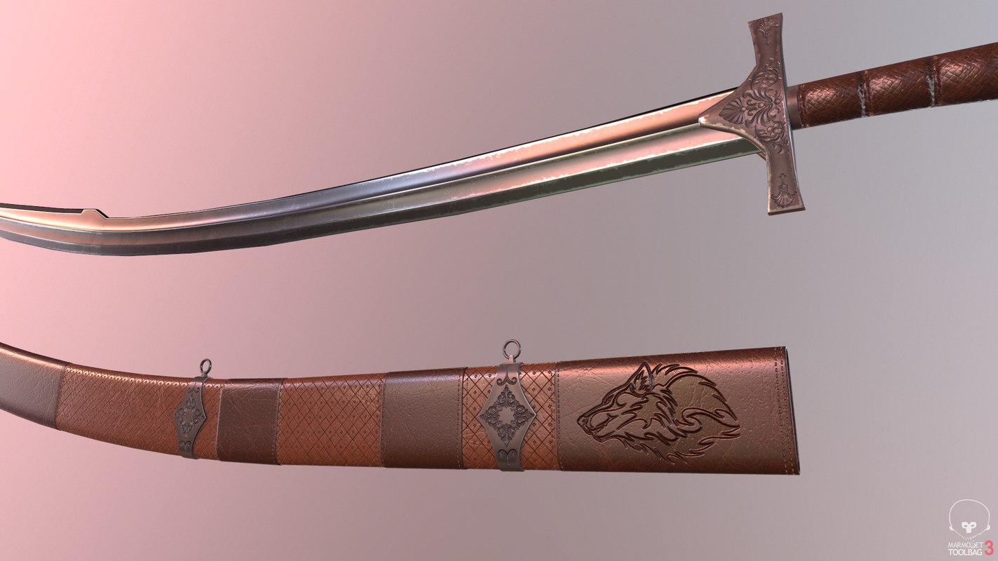 Ottoman sword kilij 3D model TurboSquid 1290798