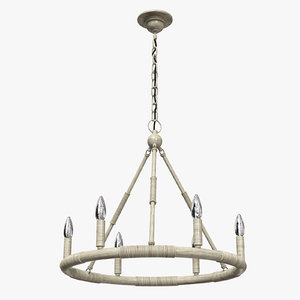 3D light style chandelier candle-style model