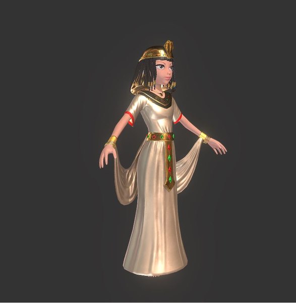 3D cleopatra - TurboSquid 1291160