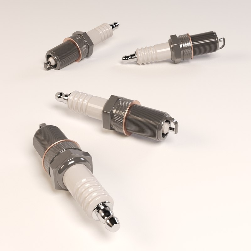 Spark plug model TurboSquid 1291173