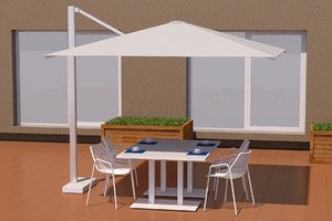 3D outdoor furniture model