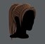 3D hair style woman v02 model