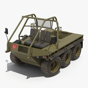 supacat alvis military green 3D model