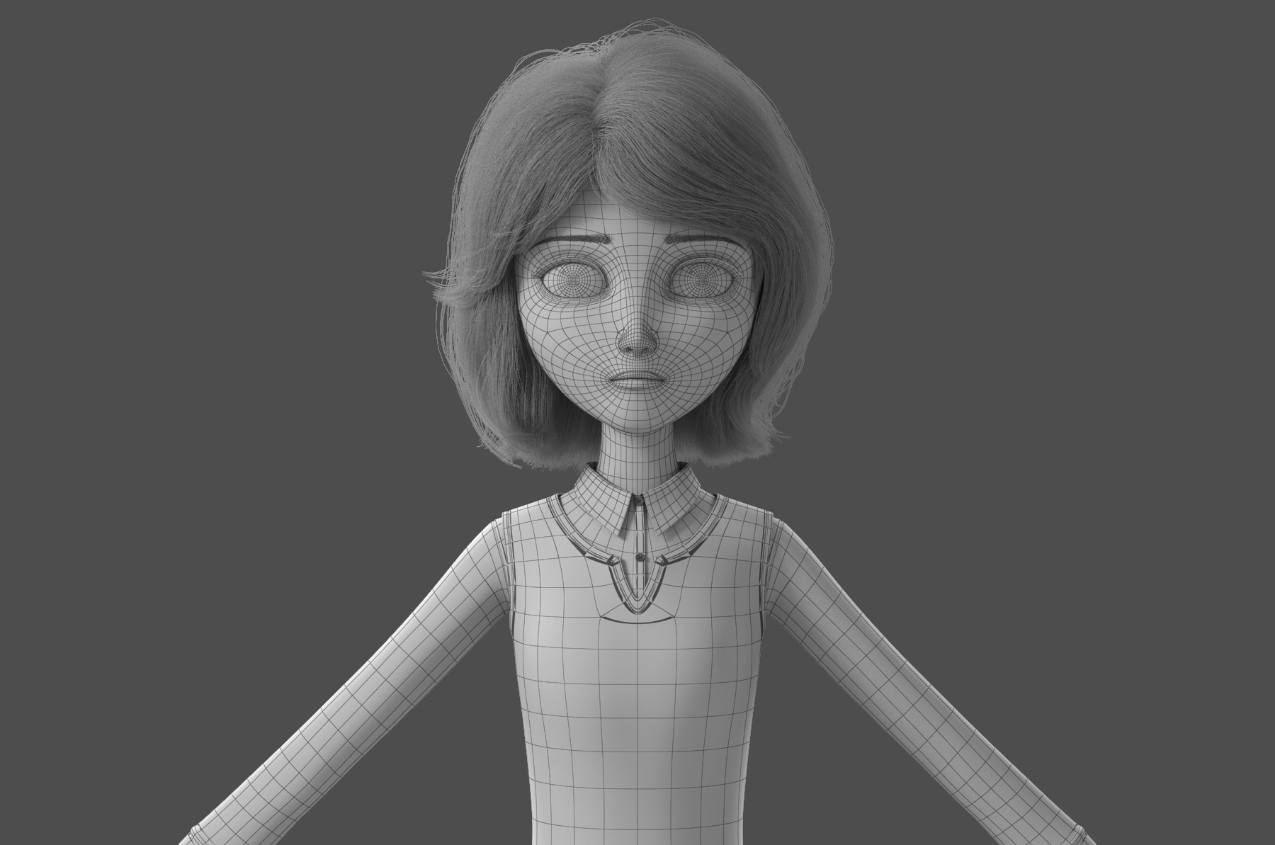 3D cartoon family rigged character - TurboSquid 1291435