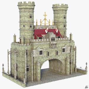 fantasy medieval 3D model