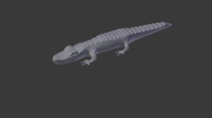 alligator 3D model