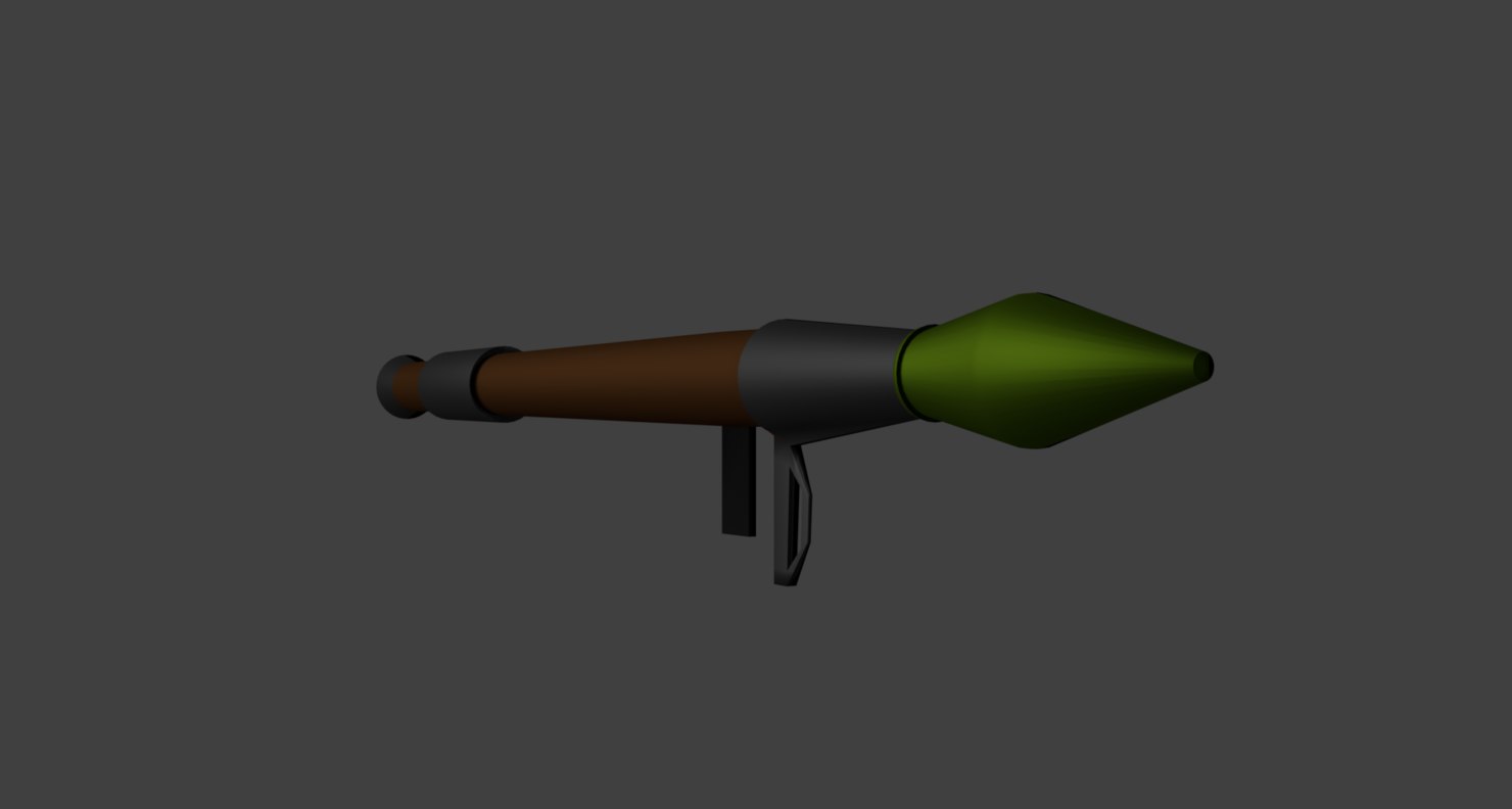 Rpg rocket 3D model TurboSquid 1291813