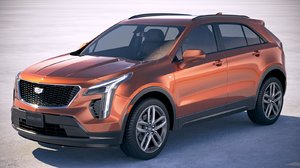 cadillac xt4 2019 3D