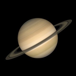 3D saturn planet model