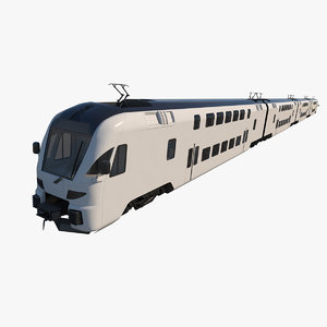 stadler dosto passenger train 3D model