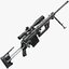 3D sniper rifle model