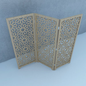 3D moroccan wood screens traditional