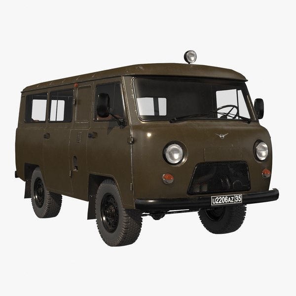 3d Uaz 26 Military Model Turbosquid