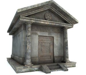 mausoleum unity 3D model