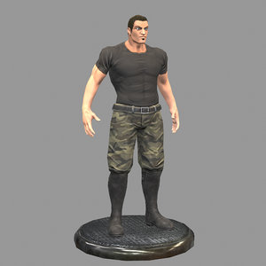 thug soldier 3D model