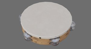 tambourine 1a 3D model