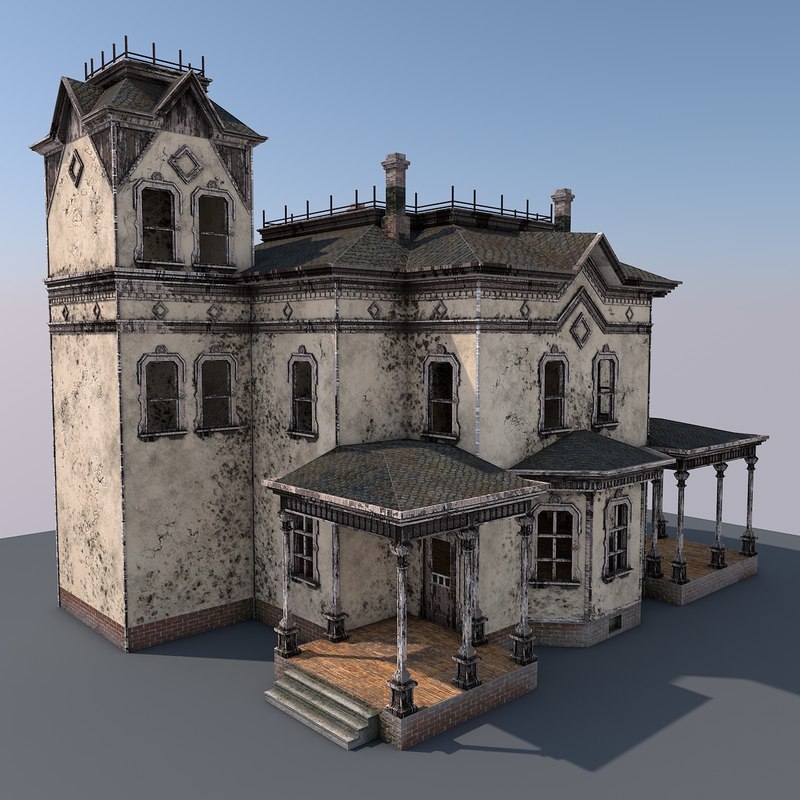 Abandoned house games 3D TurboSquid 1292574