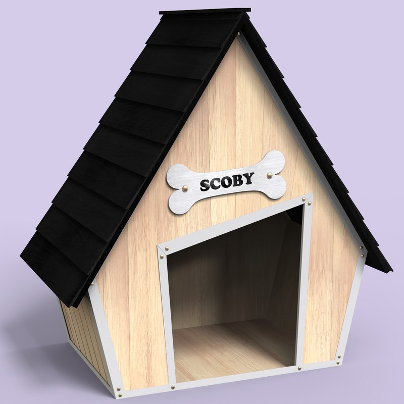 Pet dog house model TurboSquid 1292603