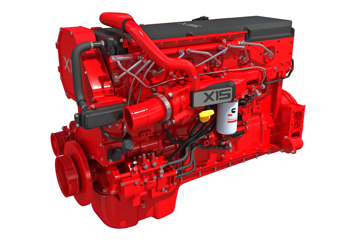 Cummins x15 truck engine 3D - TurboSquid 1292624