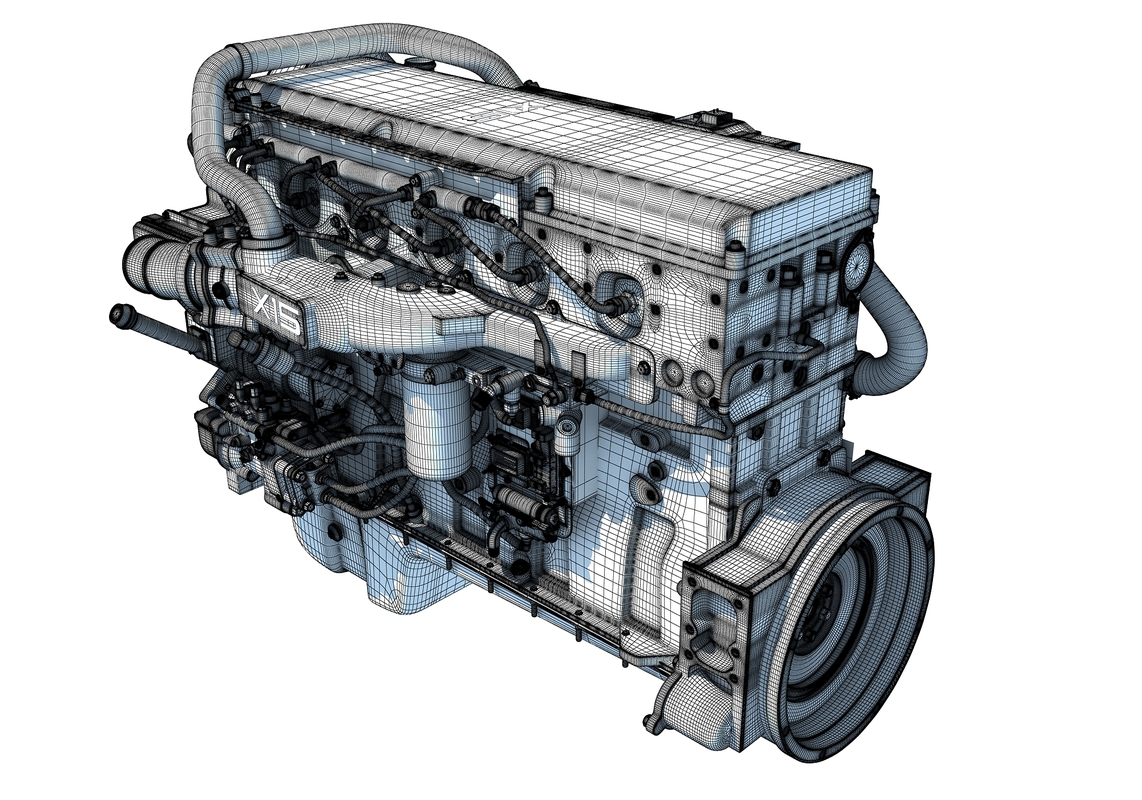 Cummins X15 Truck Engine 3D - TurboSquid 1292624