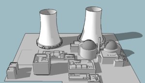nuclear power 3D model