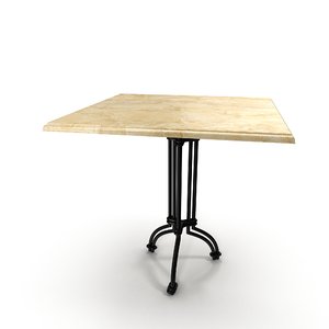 table cast iron 3D model