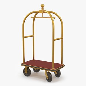 luggage cart 3D