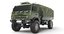 3D model military truck