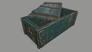 3D model old chest