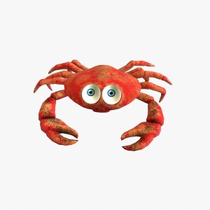 3D crab rigged