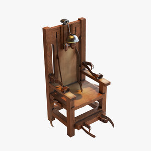 electric chair 3D