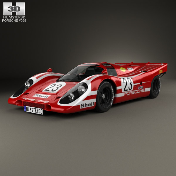 Porsche 917 k 3D model TurboSquid 1293273