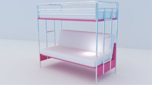 bed sofa 3D model