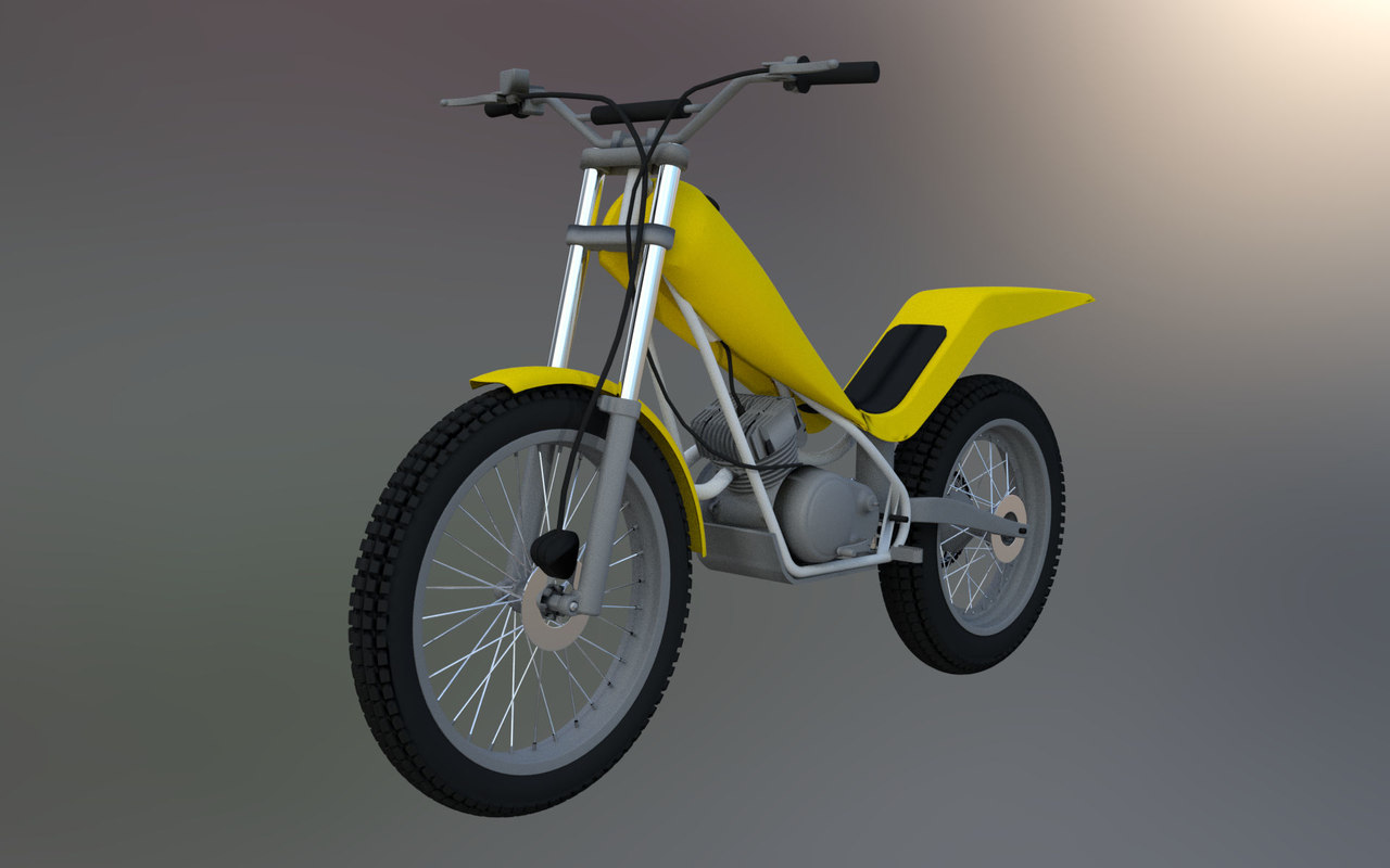 Download Free trials bike 3D model - TurboSquid 1293517