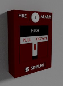 pull alarm 3D model