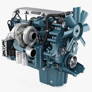 3D model detroit diesel series 60