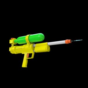 toy squirt gun 3D model