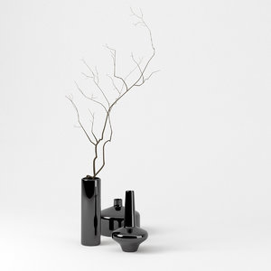 vases twig 3D model