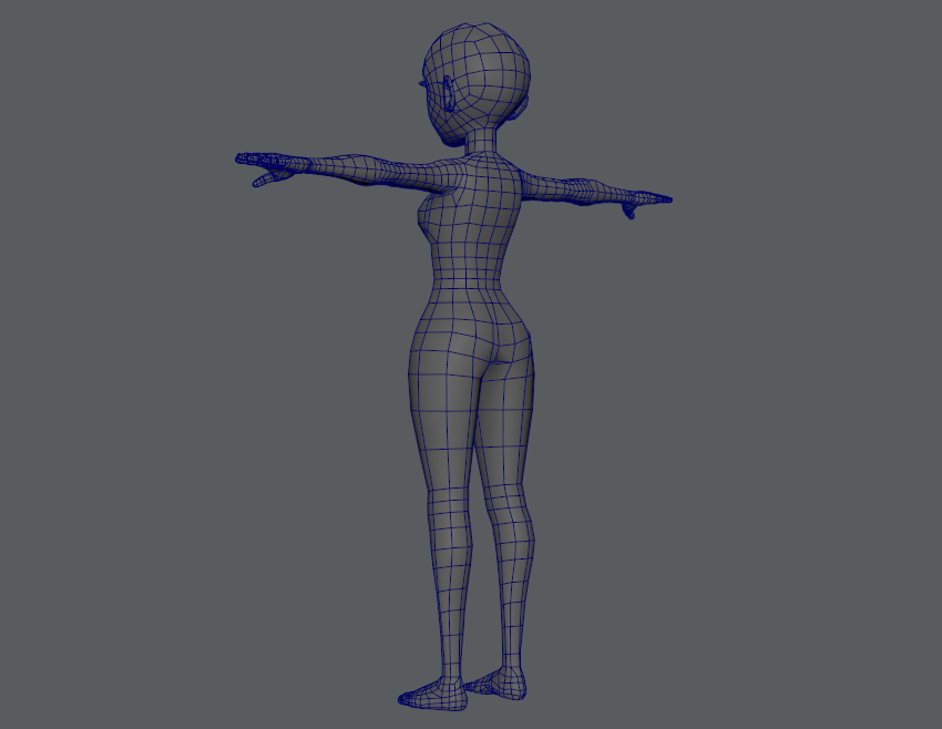 Base character woman 3D model - TurboSquid 1293909