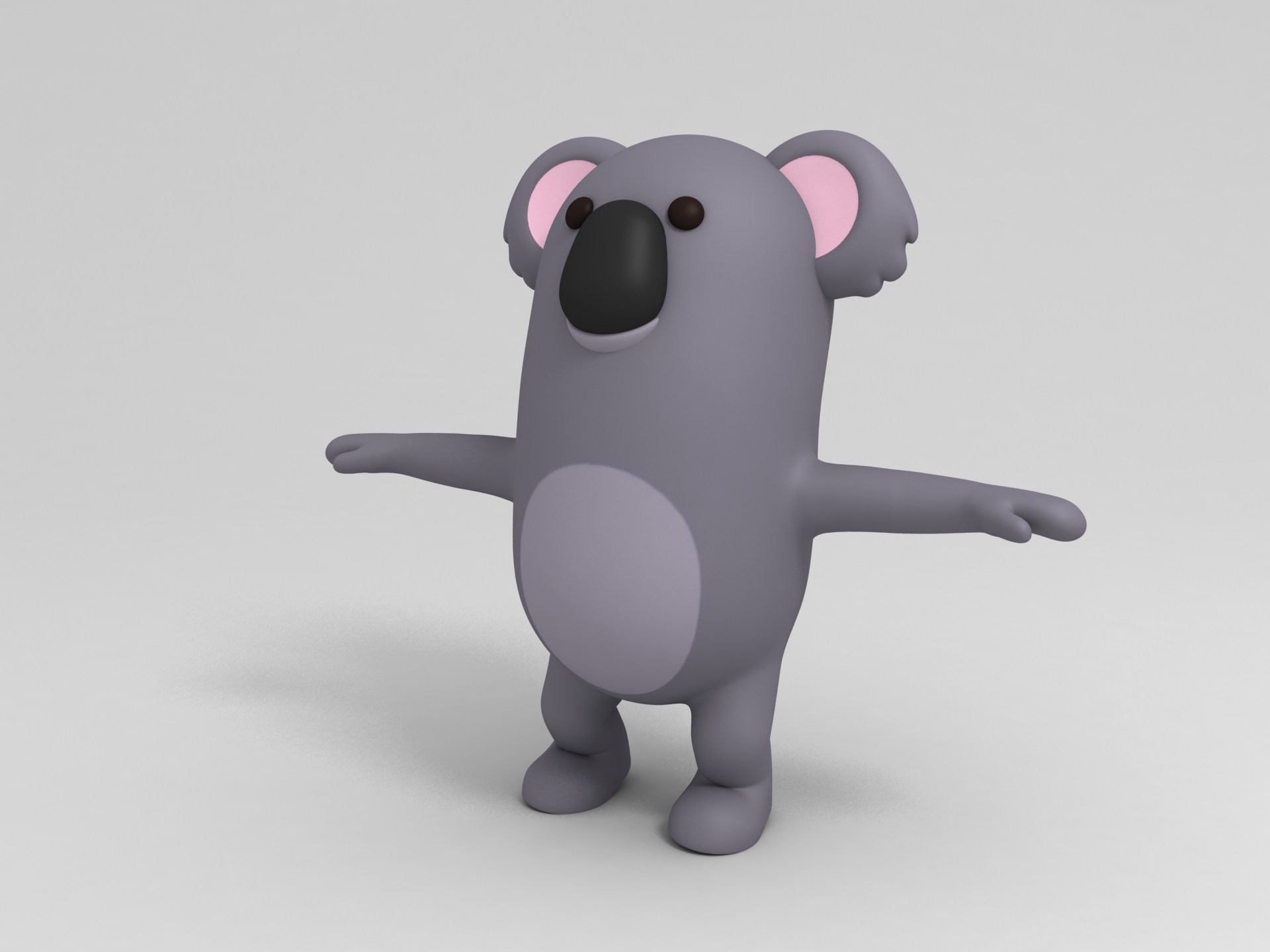 Rigged koala cartoon 3D model - TurboSquid 1294092